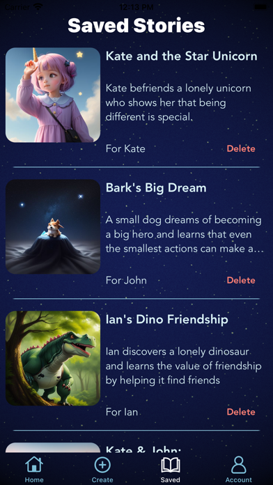 Snoozly: Kids Bedtime Stories Screenshot