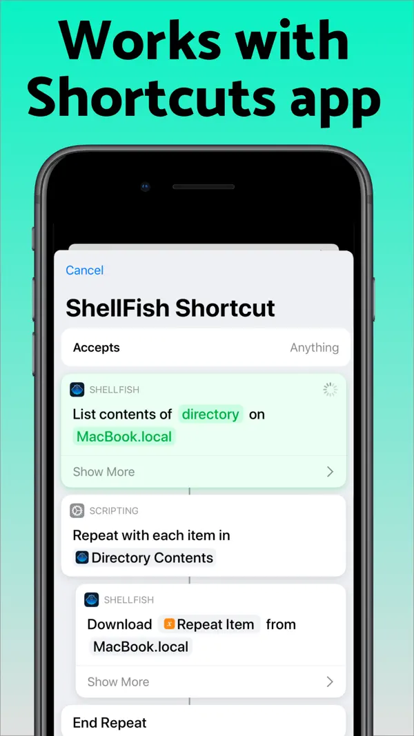 SSH Client - Secure ShellFish Screenshot 6