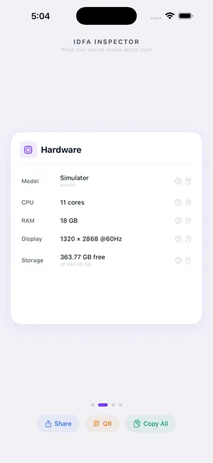 IDFA Inspector — Device Info screenshot 2