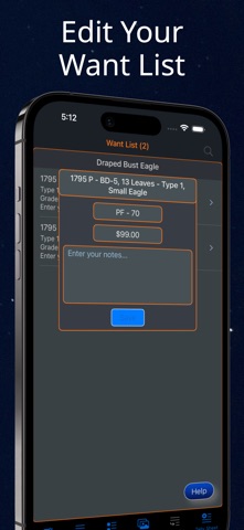 Draped Bust Eagle iPhone screenshot