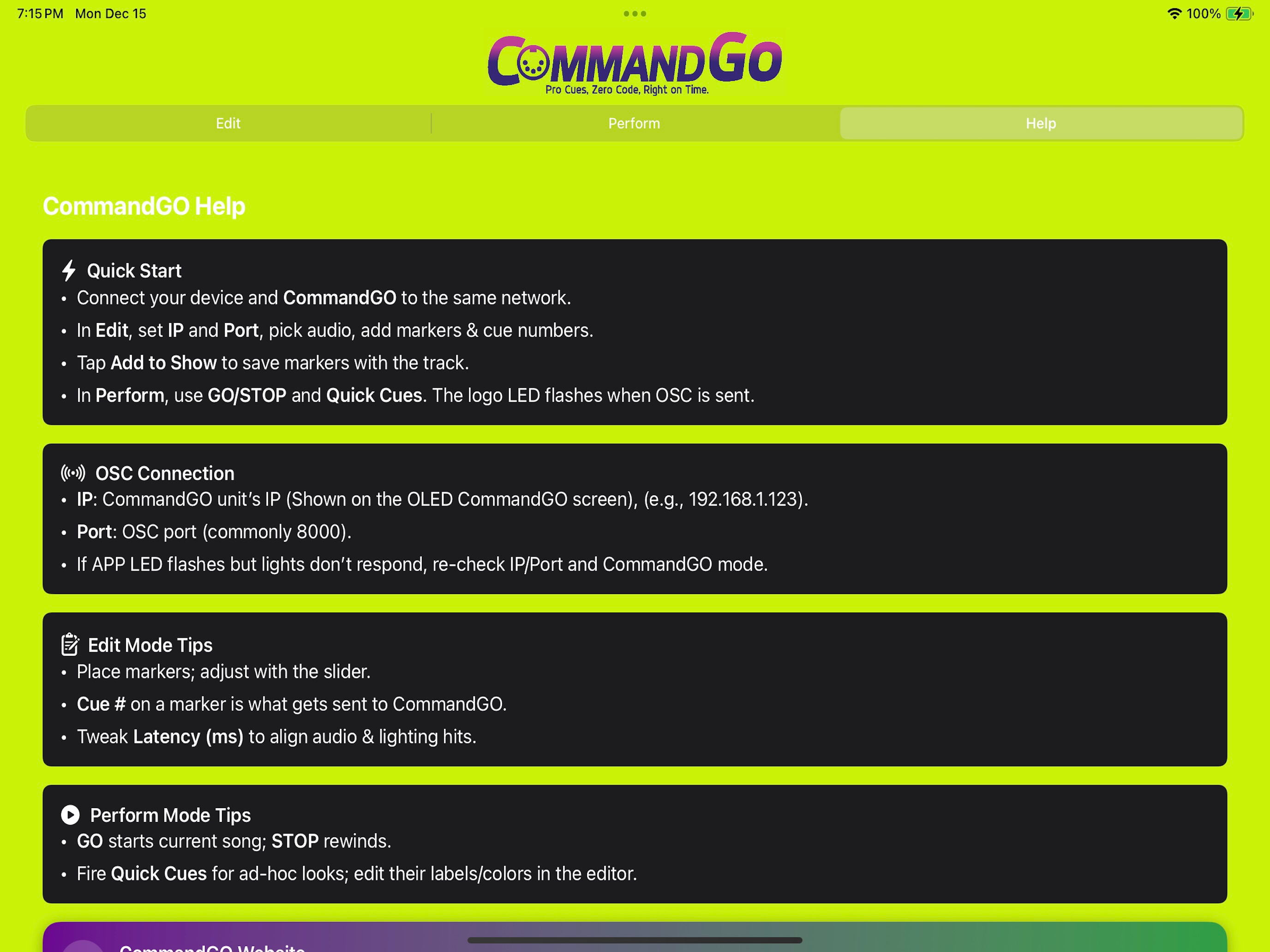 CommandGO screenshot 11