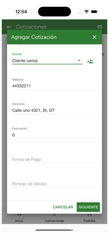 Cotizador Lite Screenshot 2 of 4