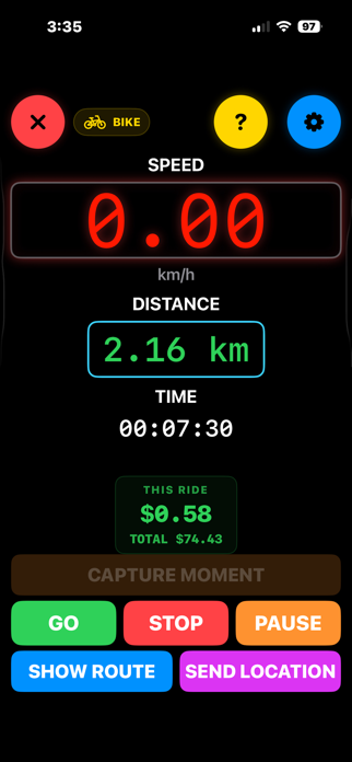 Cycle Tracker – Ride & GPS Log Screenshot 1 of 4