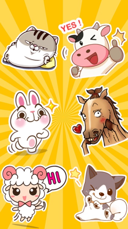 Animals Stickers •