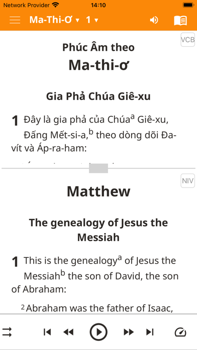 Vietnamese Contemporary Bible Screenshot