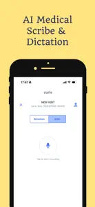 Curie - AI Medical Scribe screenshot #1 for iPhone