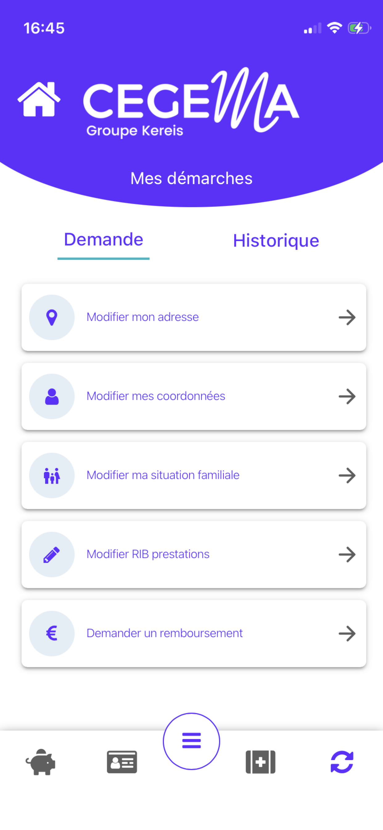 CEGEMA Espace Salarié