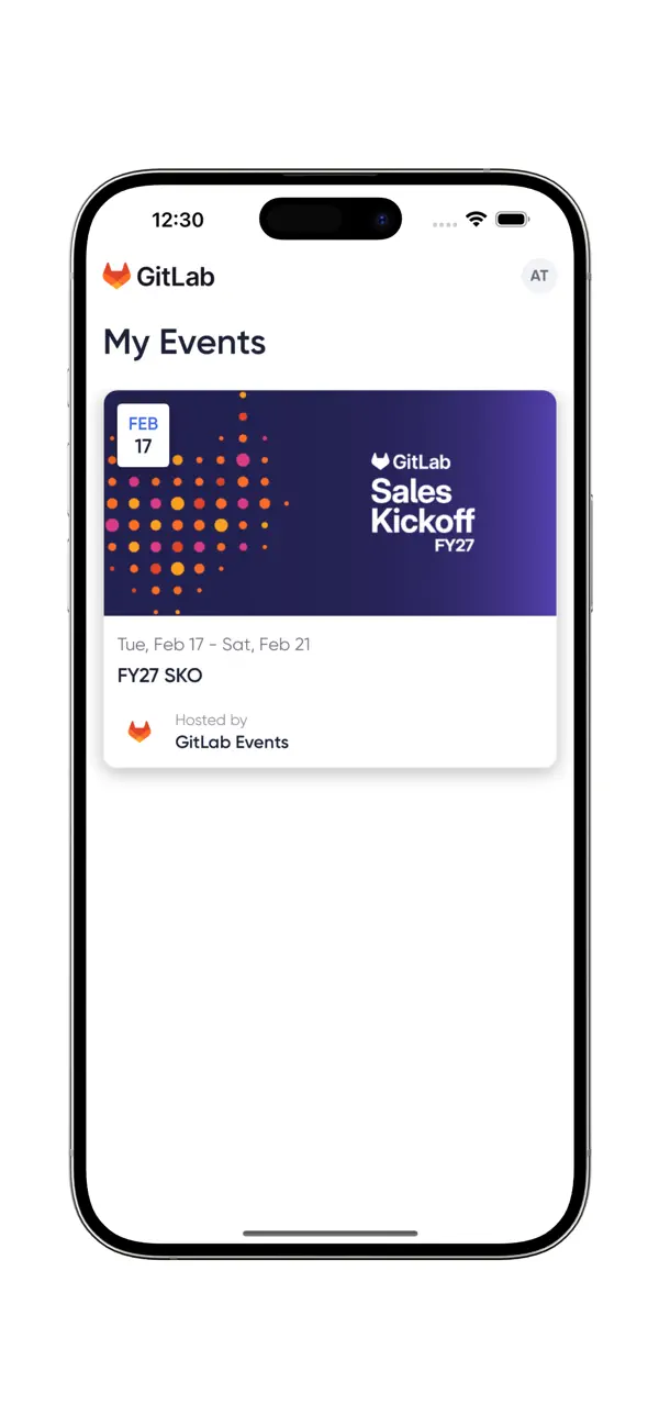 #1. GitLab Events (iOS) Ved: Accelevents