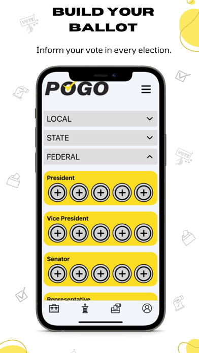 Screenshot 1 of POGO Vote App