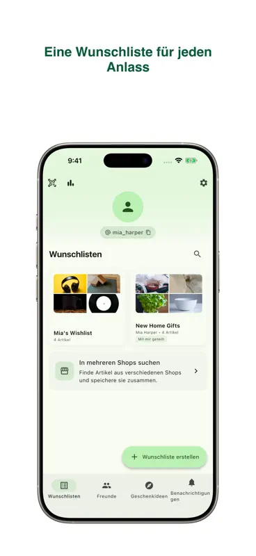 Wishr: Geschenkideen & Liste screenshot 1 of 8