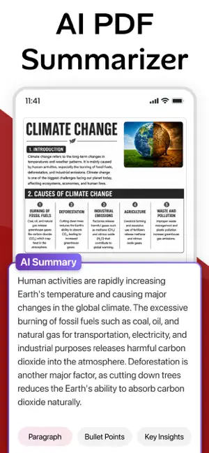 PDF Summarizer - Summarize PDF screenshot 1
