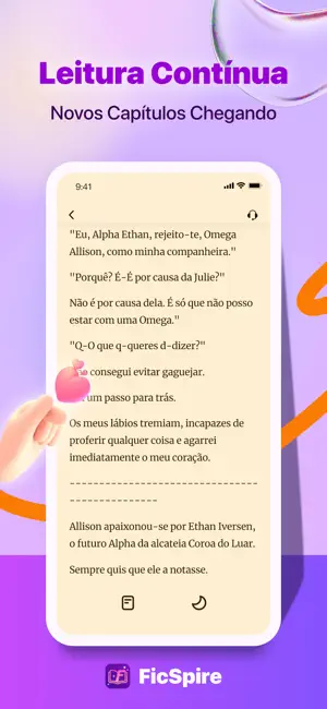 FicSpire - Romances Seriados iPhone screenshot 5