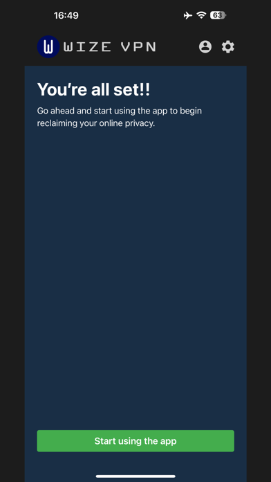Wize VPN Screenshot