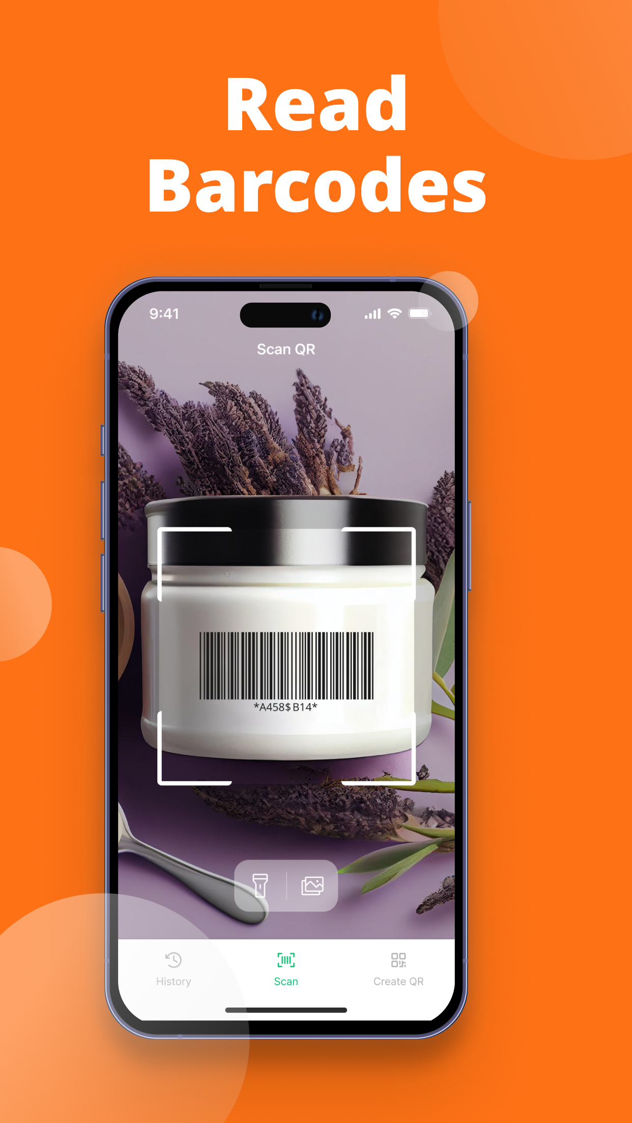 QR Code Reader App for iPhone