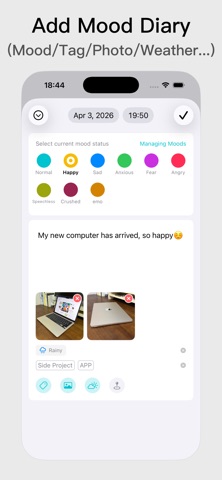 OneMood-Emotion Mood Tracker Screenshot 3 of 5