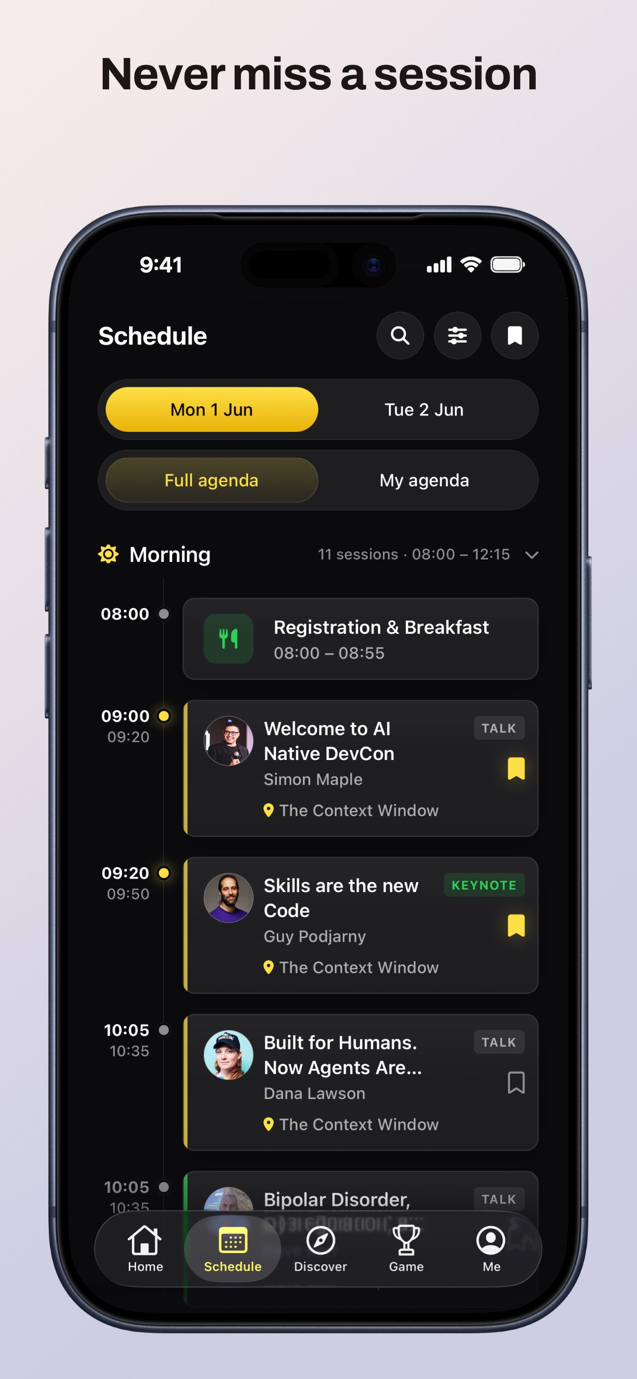 Screenshot 2 of aiDevCon: Conference App