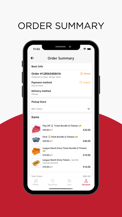 WCC Store Screenshot