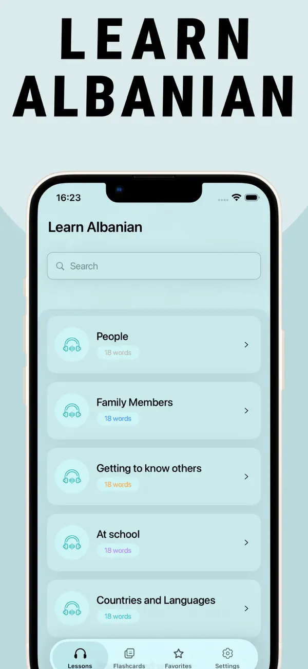 Screenshot #1 pour Learn Albanian - Lentil