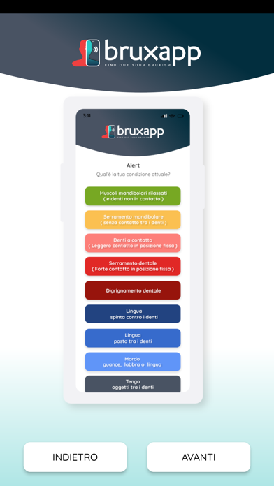 BruxApp Research Cloud Screenshot