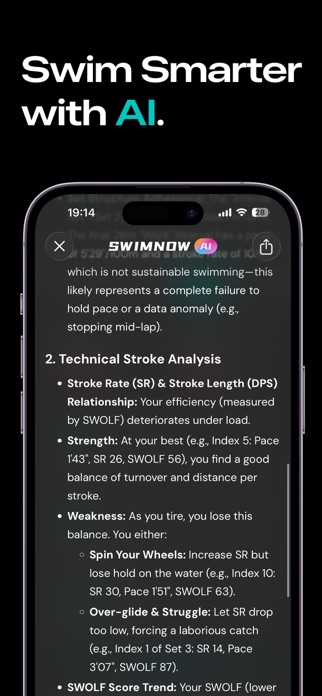 SwimNow: Swim Progress Tracker Screenshot 6 of 9