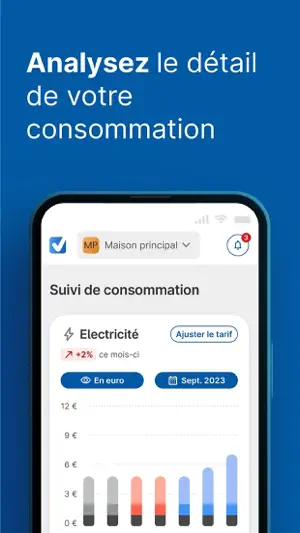 MySelectra Suivi Conso Énergie screenshot 2