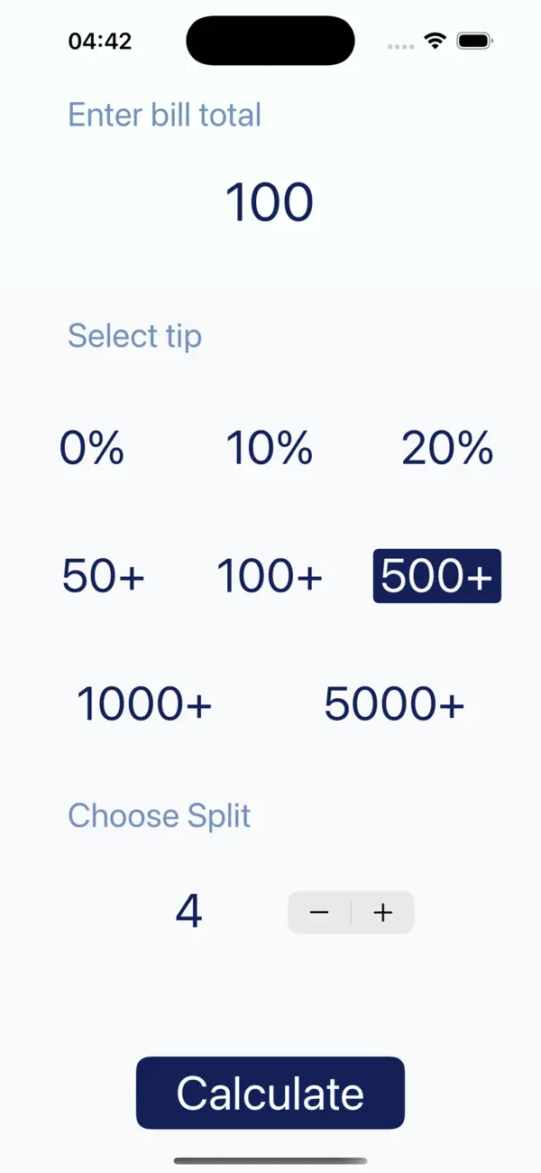 Screenshot #2 pour Tipsy - Split Bill