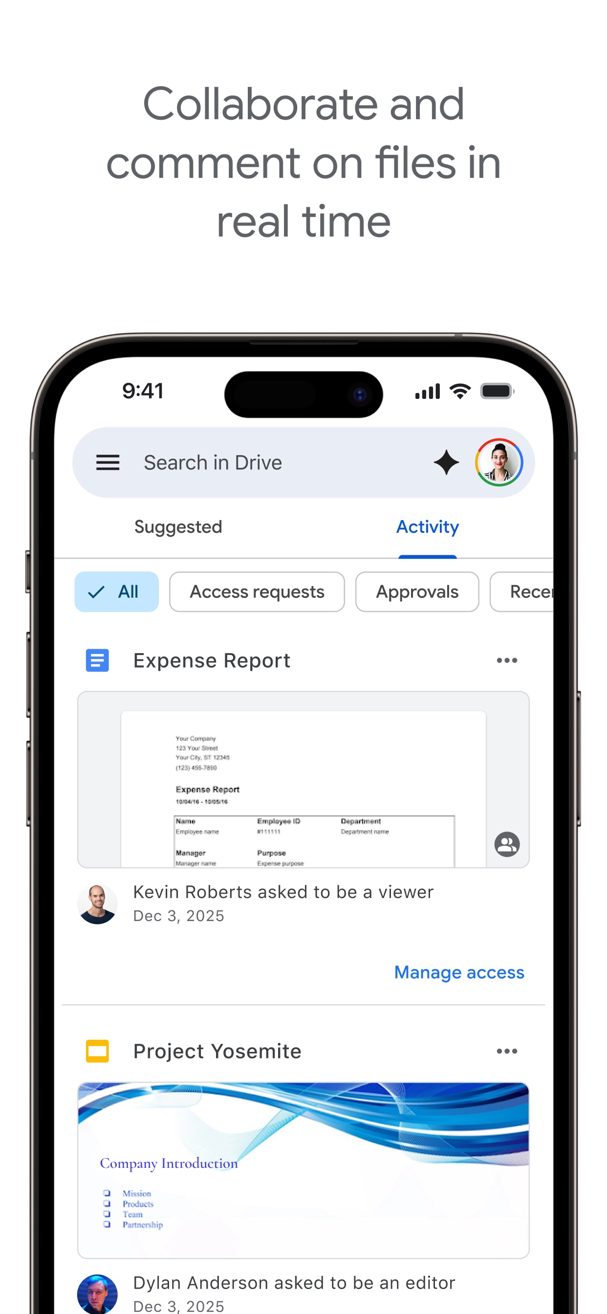 Google Drive 스크린샷 4
