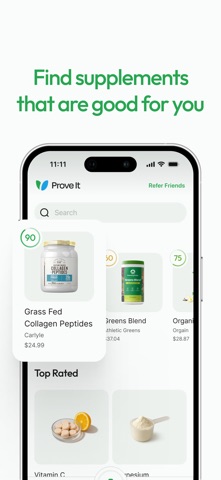 Prove It - Supplement Scanner screenshot
