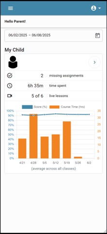 iCademy Portal iPhone screenshot