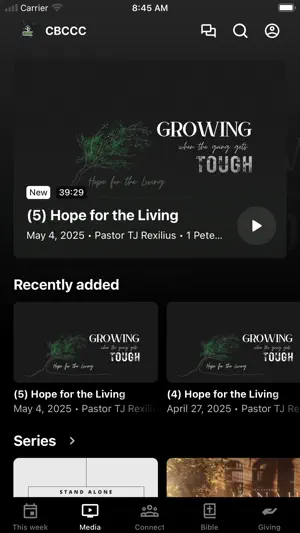 Community Bible Church - CC screenshot 2