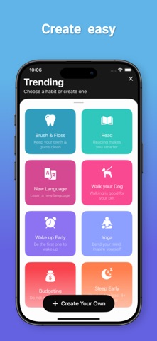 Habit Tracker, Routines: Imind Screenshot 1 of 4