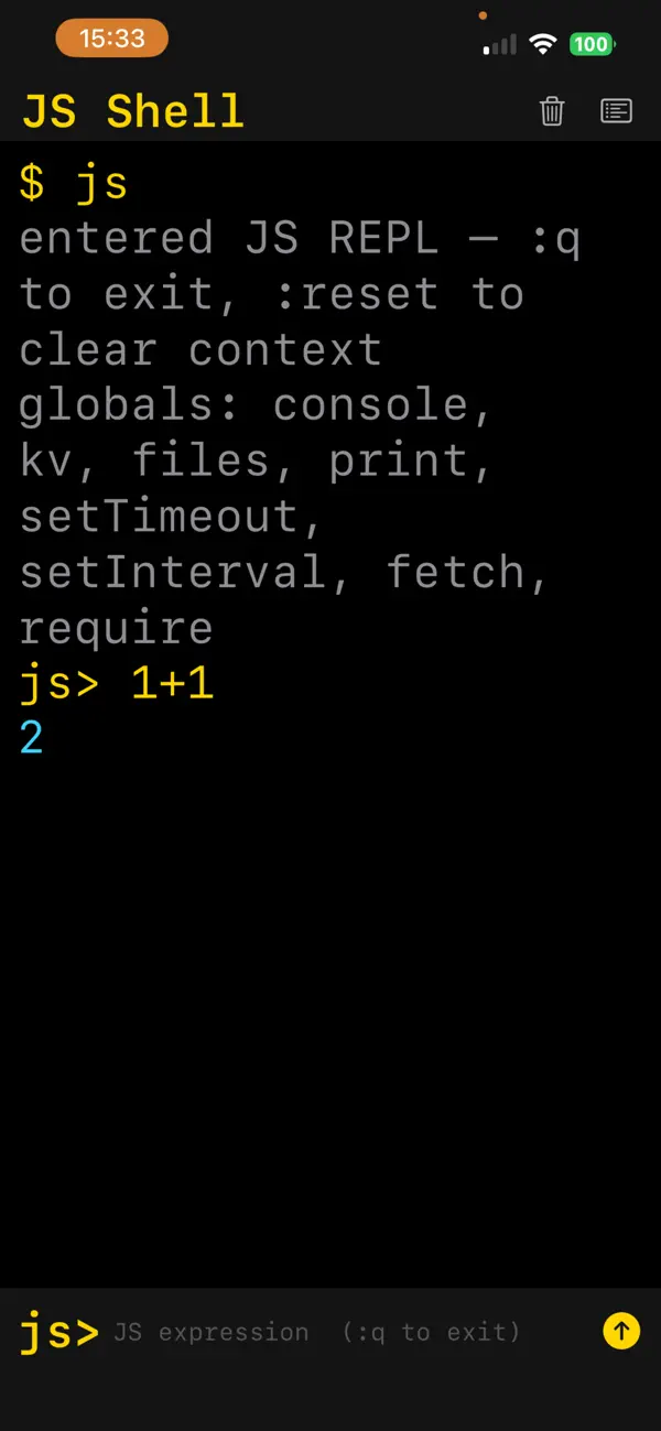 #3. JS Shell (iOS) 게시자: Jowb Inc.