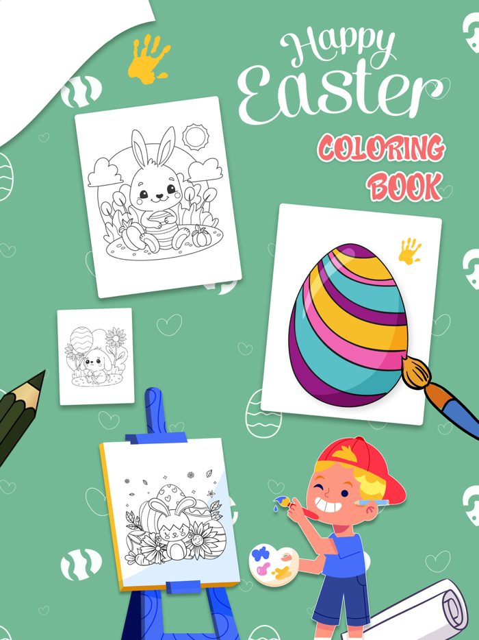 Easter Egg Coloring Book Game