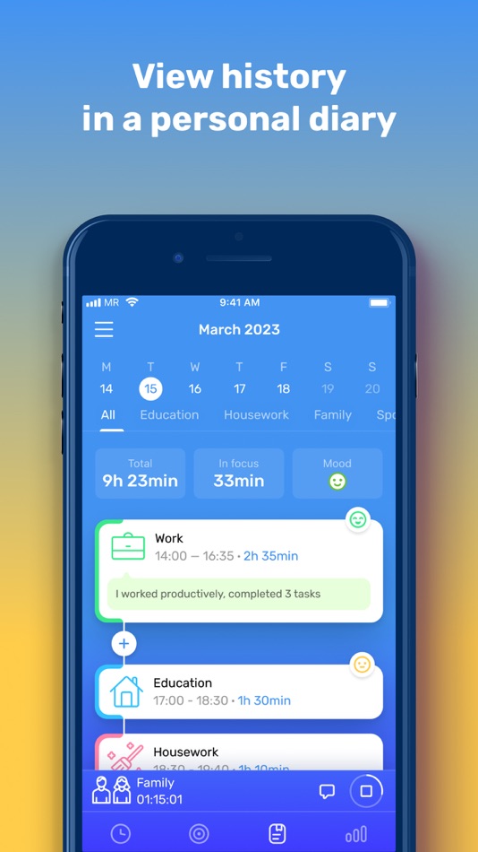 #5. Time Tracker-Hours Management (iOS) 由: MINT ROKET, OOO