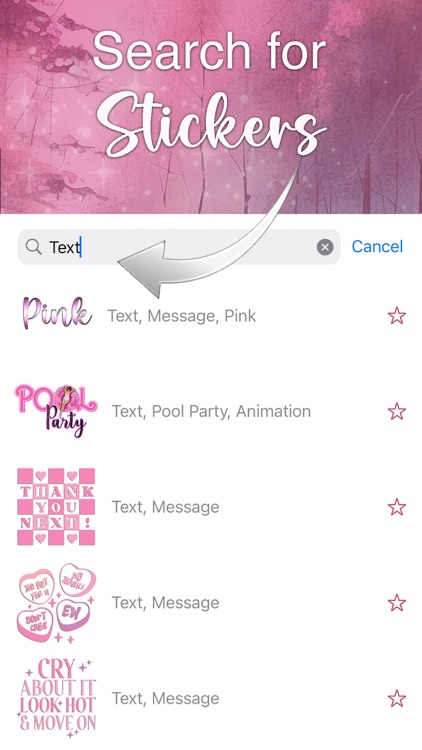 I Love Pink Stickers screenshot-3