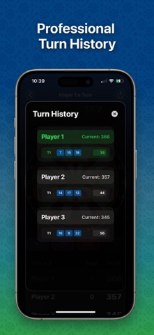 Darts Scorekeeper - Scoreboard screenshot