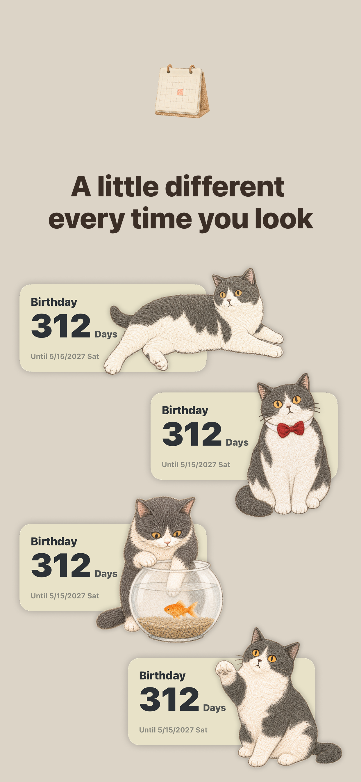 CatDays: Cat Countdown screenshot 3