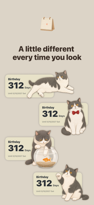 CatDays: Cat Countdown Screenshot 3 of 6