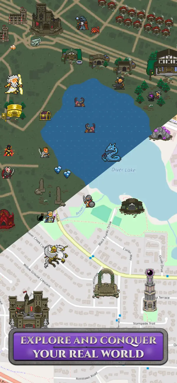 Orna: GPS RPG iPhone Spiel Screenshot 4 – Spiele