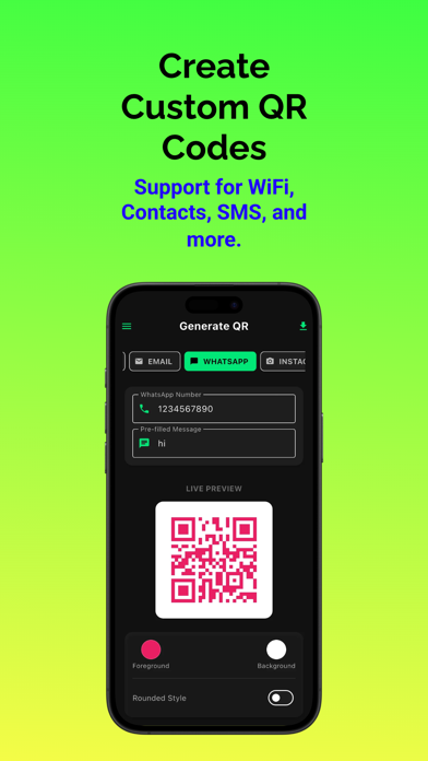 Screenshot #2 pour QR Reader: Scan & Create Pro