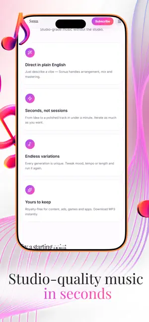 Sonua: Music Generator screenshot 4