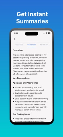OwlNote-AI Meeting Notes Screenshot 2 of 5