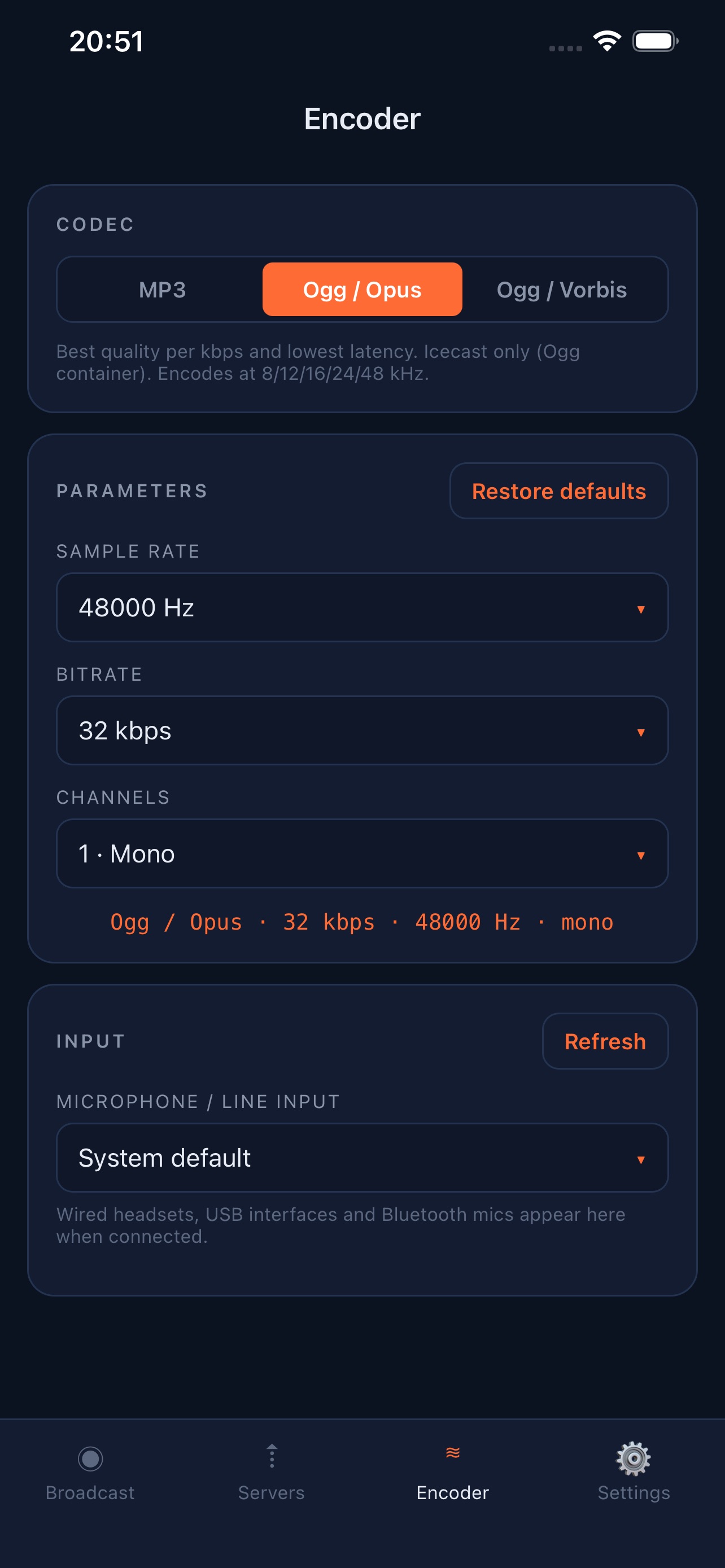 Screenshot 2 of Audiocast