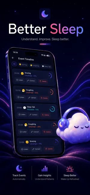 Snore Track - Sleep Tracker screenshot 2
