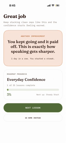 Podium Speaking Coach Screenshot 7 of 8