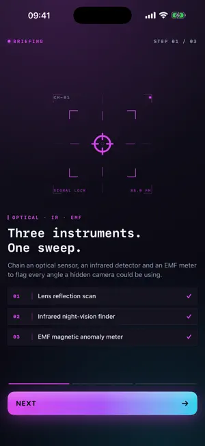Argus: AntiSpy Camera Sweep screenshot 2