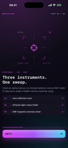Argus: AntiSpy Camera Sweep iPhone screenshot