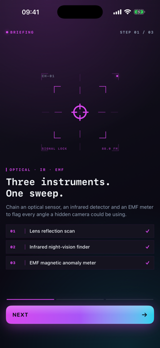 Argus: AntiSpy Camera Sweep Screenshot 2 of 3
