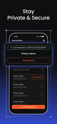 MarsProxies: Private Proxy Screenshot 3 of 4