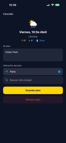 WheatherPlan screenshot